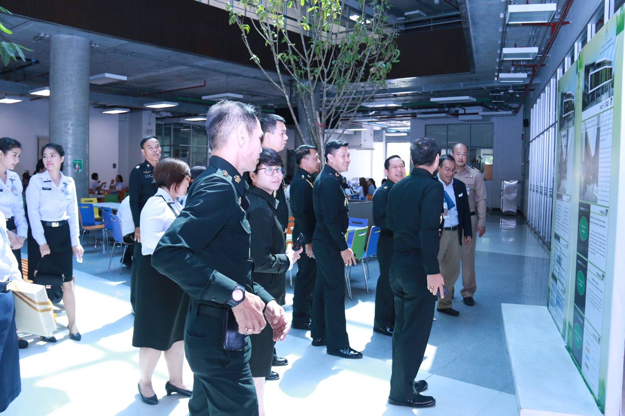 ศึกษาดูงานเกี่ยวกับอาคารอนุรักษ์พลังงาน สำนักงานปลัดกระทรวงกลาโหม — 1 พฤษภาคม 2025 — สถาบันเทคโนโลยีจิตรลดา CDTI