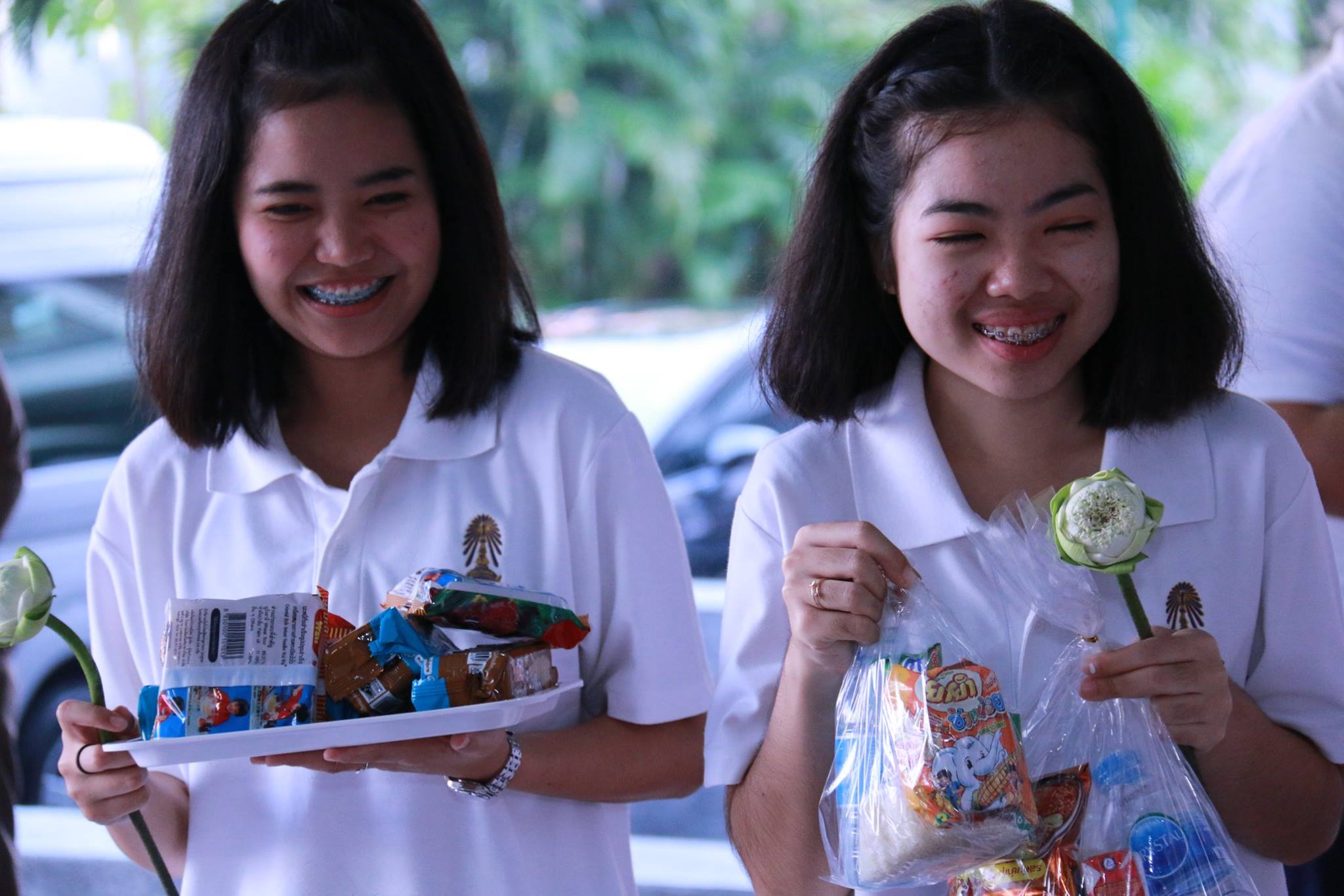 ทำบุญตักบาตรเนื่องในวันมาฆบูชา — 1 พฤษภาคม 2025 — สถาบันเทคโนโลยีจิตรลดา CDTI