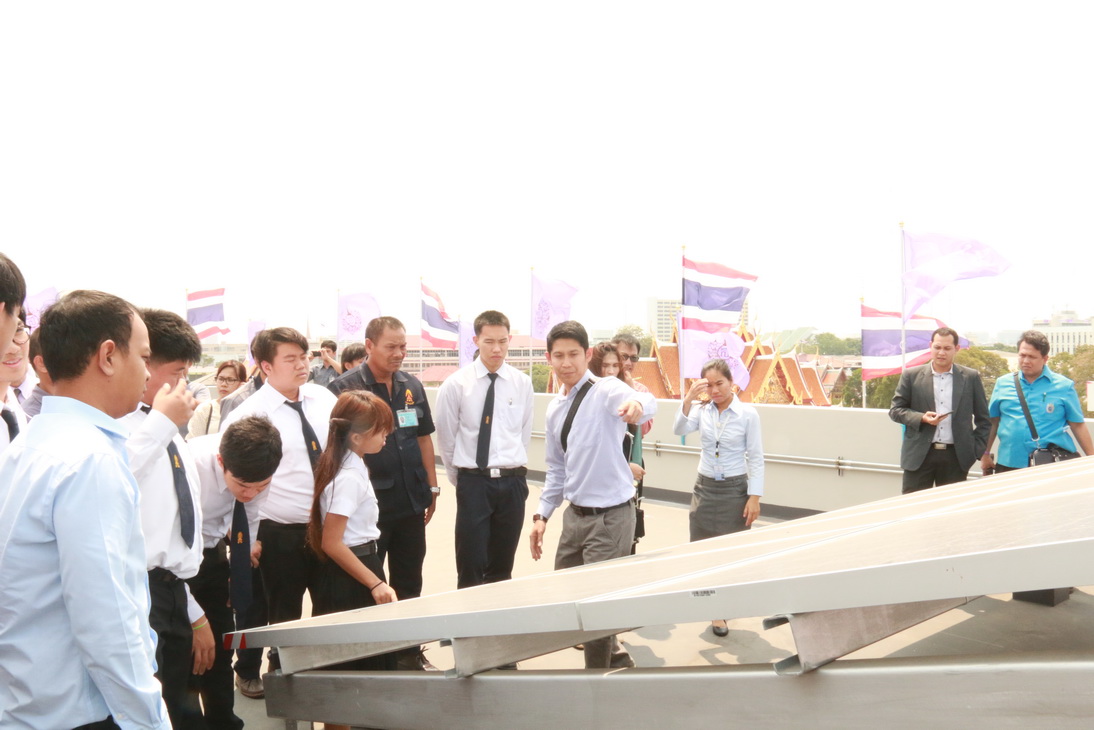 การอบรม “การถ่ายทอดเทคโนโลยีการประยุกต์ใช้ระบบผลิตไฟฟ้า — 1 พฤษภาคม 2025 — สถาบันเทคโนโลยีจิตรลดา CDTI