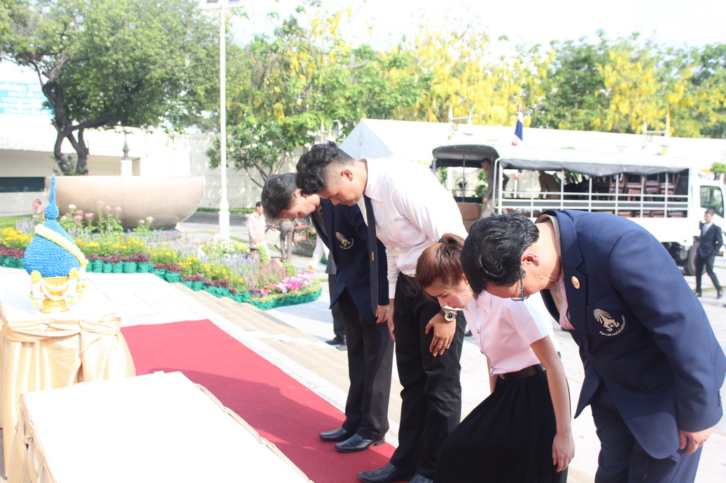 พิธีวางพานพุ่มถวายราชสักการะฯ — 1 พฤษภาคม 2025 — สถาบันเทคโนโลยีจิตรลดา CDTI