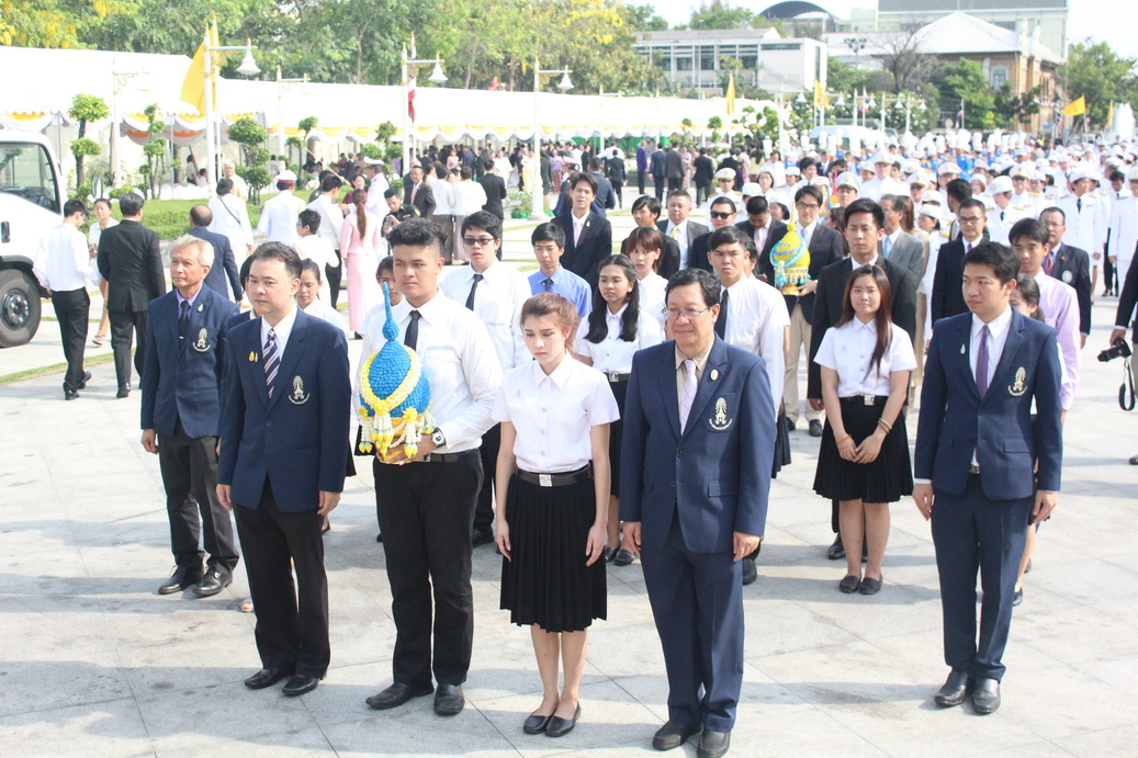 พิธีวางพานพุ่มถวายราชสักการะฯ — 1 พฤษภาคม 2025 — สถาบันเทคโนโลยีจิตรลดา CDTI