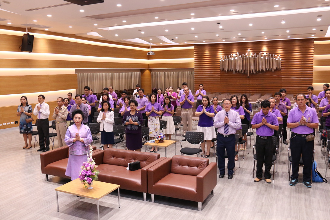 พิธีทำบุญถวายสังฆทาน และเจริญพระพุทธมนต์ และพิธีรดน้ำดำหัวฯ — 21 พฤษภาคม 2025 — สถาบันเทคโนโลยีจิตรลดา CDTI