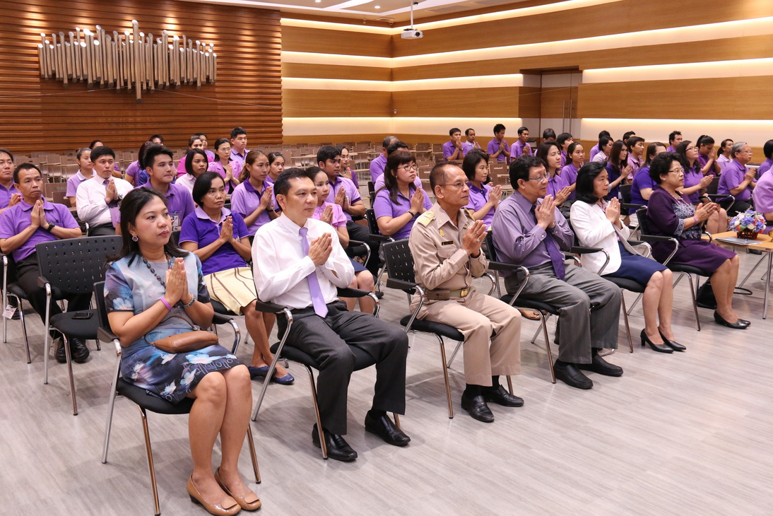 พิธีทำบุญถวายสังฆทาน และเจริญพระพุทธมนต์ และพิธีรดน้ำดำหัวฯ — 21 พฤษภาคม 2025 — สถาบันเทคโนโลยีจิตรลดา CDTI