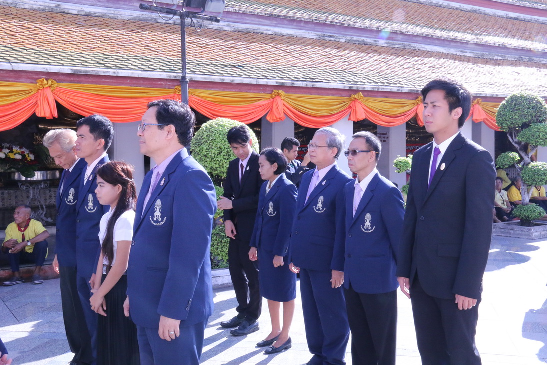 พิธีวางพวงมาลาถวายราชสักการะ พระบรมราชานุเสาวรีย์ พระบาทสมเด็จพระปรเมนทรมหาอานันทมหิดล พระอัฐมรามาธิบดินทร — 1 พฤษภาคม 2025 — สถาบันเทคโนโลยีจิตรลดา CDTI