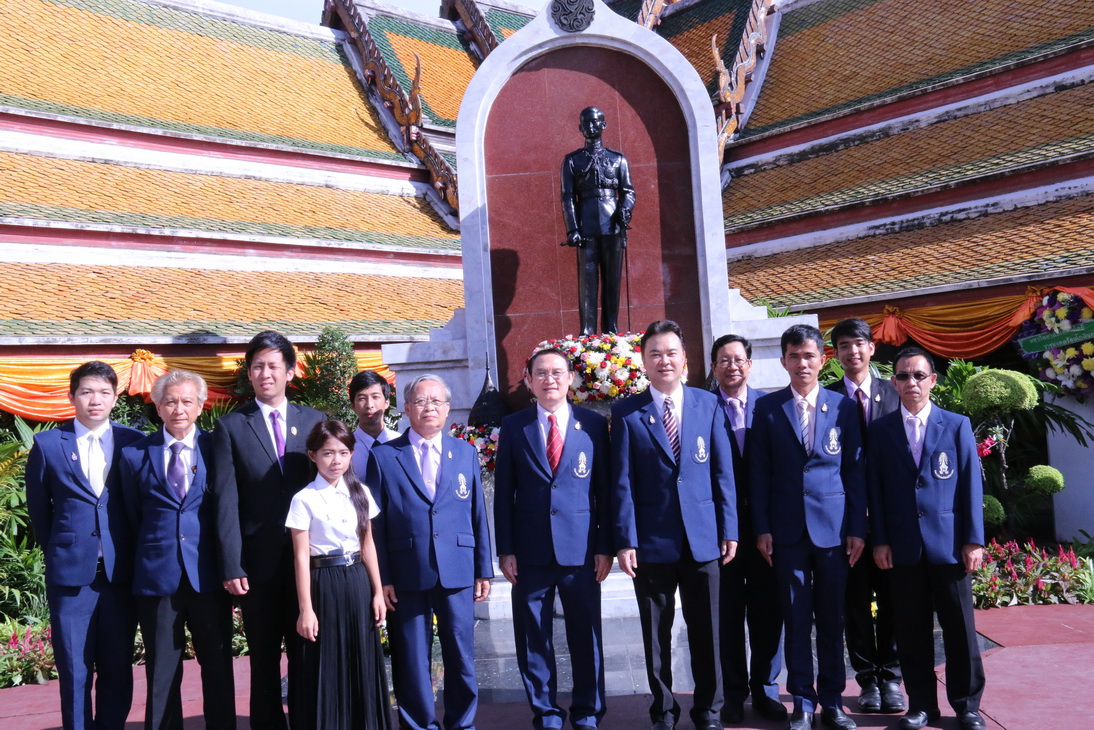 พิธีวางพวงมาลาถวายราชสักการะ พระบรมราชานุเสาวรีย์ พระบาทสมเด็จพระปรเมนทรมหาอานันทมหิดล พระอัฐมรามาธิบดินทร — 1 พฤษภาคม 2025 — สถาบันเทคโนโลยีจิตรลดา CDTI