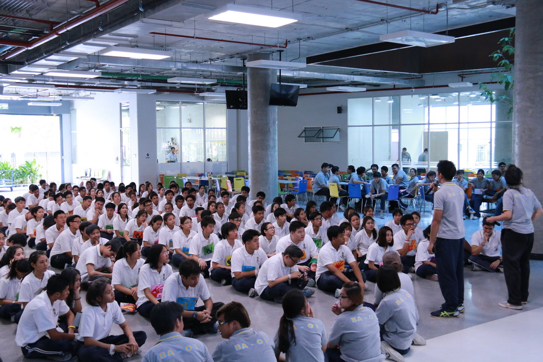 กิจกรรมต้อนรับน้องใหม่ ของนักศึกษาใหม่ปี 58 — 23 เมษายน 2025 — สถาบันเทคโนโลยีจิตรลดา CDTI