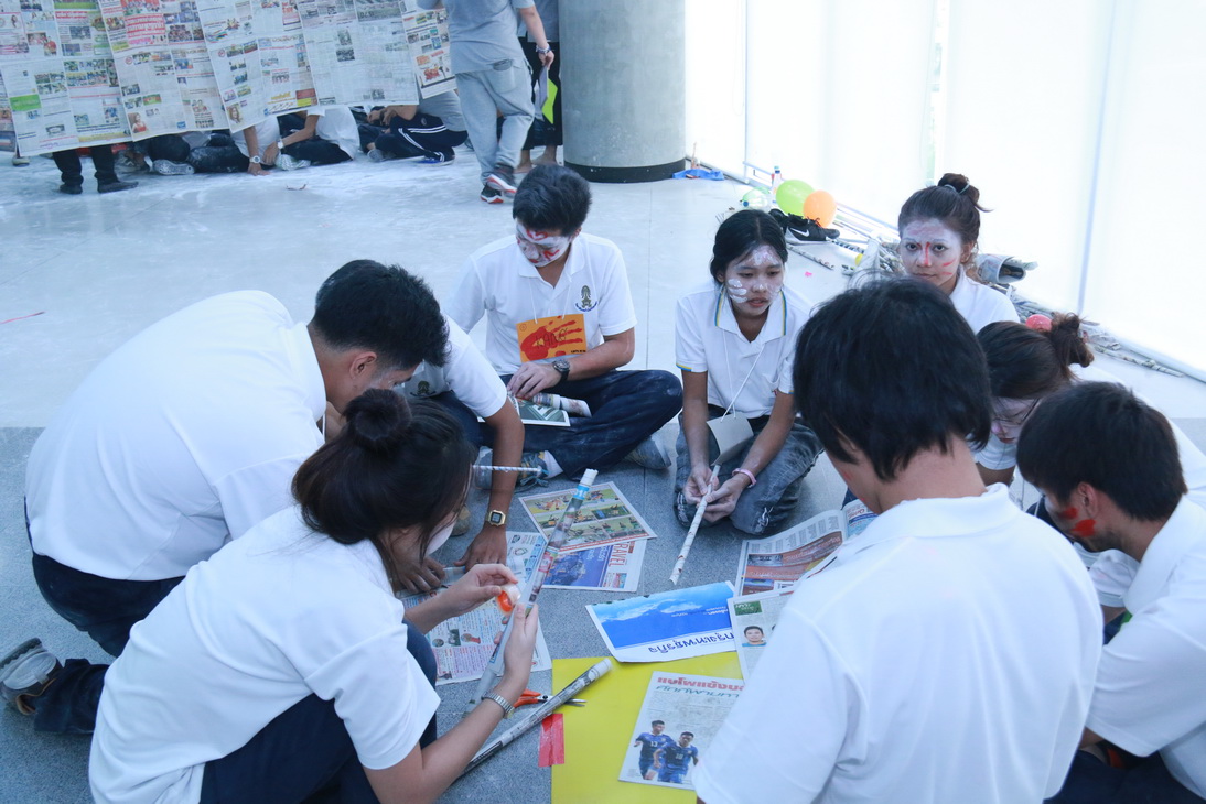 กิจกรรมต้อนรับน้องใหม่ ของนักศึกษาใหม่ปี 58 — 23 เมษายน 2025 — สถาบันเทคโนโลยีจิตรลดา CDTI