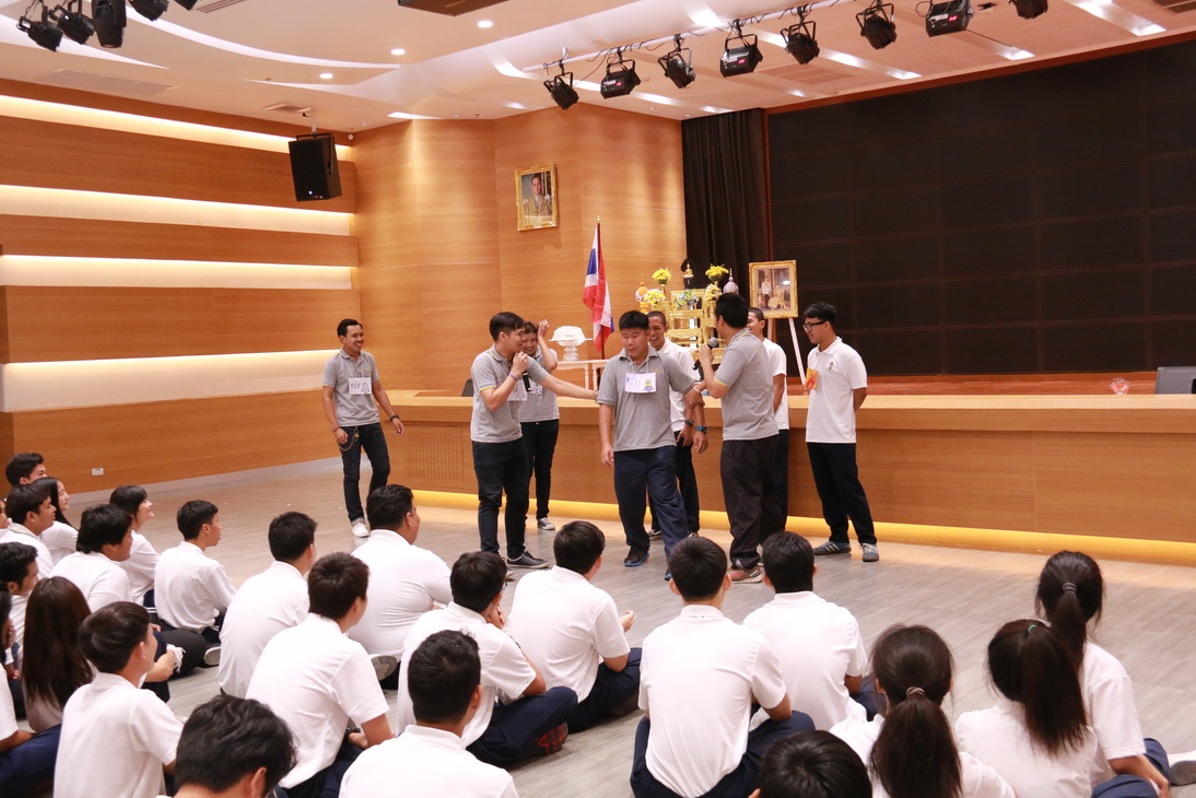 กิจกรรมต้อนรับน้องใหม่ ของนักศึกษาใหม่ปี 58 — 23 เมษายน 2025 — สถาบันเทคโนโลยีจิตรลดา CDTI