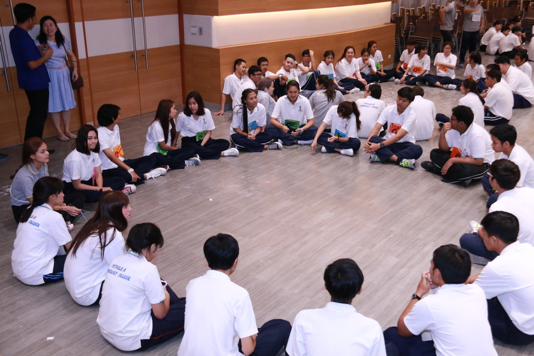 กิจกรรมต้อนรับน้องใหม่ ของนักศึกษาใหม่ปี 58 — 23 เมษายน 2025 — สถาบันเทคโนโลยีจิตรลดา CDTI