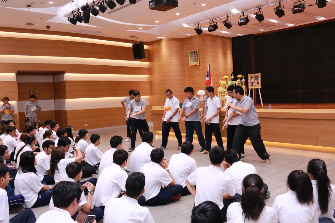 กิจกรรมต้อนรับน้องใหม่ ของนักศึกษาใหม่ปี 58 — 23 เมษายน 2025 — สถาบันเทคโนโลยีจิตรลดา CDTI