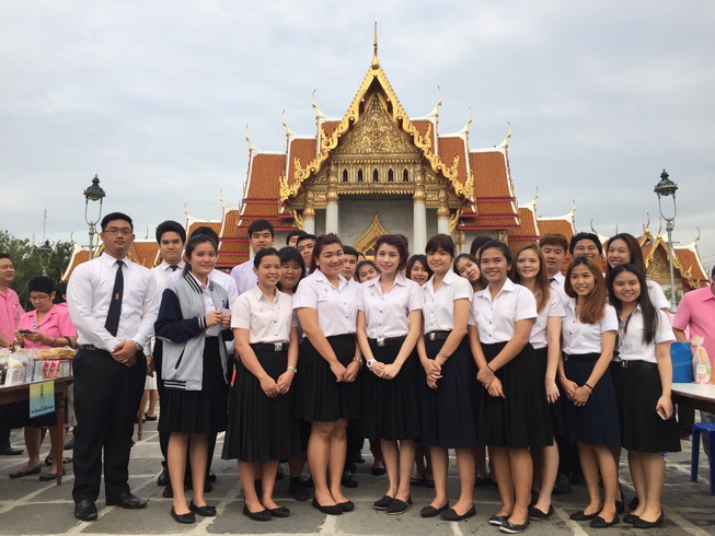 กิจกรรมทำบุญตักบาตรเทโว เนื่องในวันออกพรรษา — 1 พฤษภาคม 2025 — สถาบันเทคโนโลยีจิตรลดา CDTI