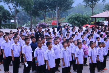 ประมวลภาพกิจกรรมจิตรอาสา ณ โรงเรียนตำรวจตระเวนชายแดนบ้านถ้ำหิน อำเภอสวนผึ่ง จังหวัดราชบุรี — 1 พฤษภาคม 2025 — สถาบันเทคโนโลยีจิตรลดา CDTI