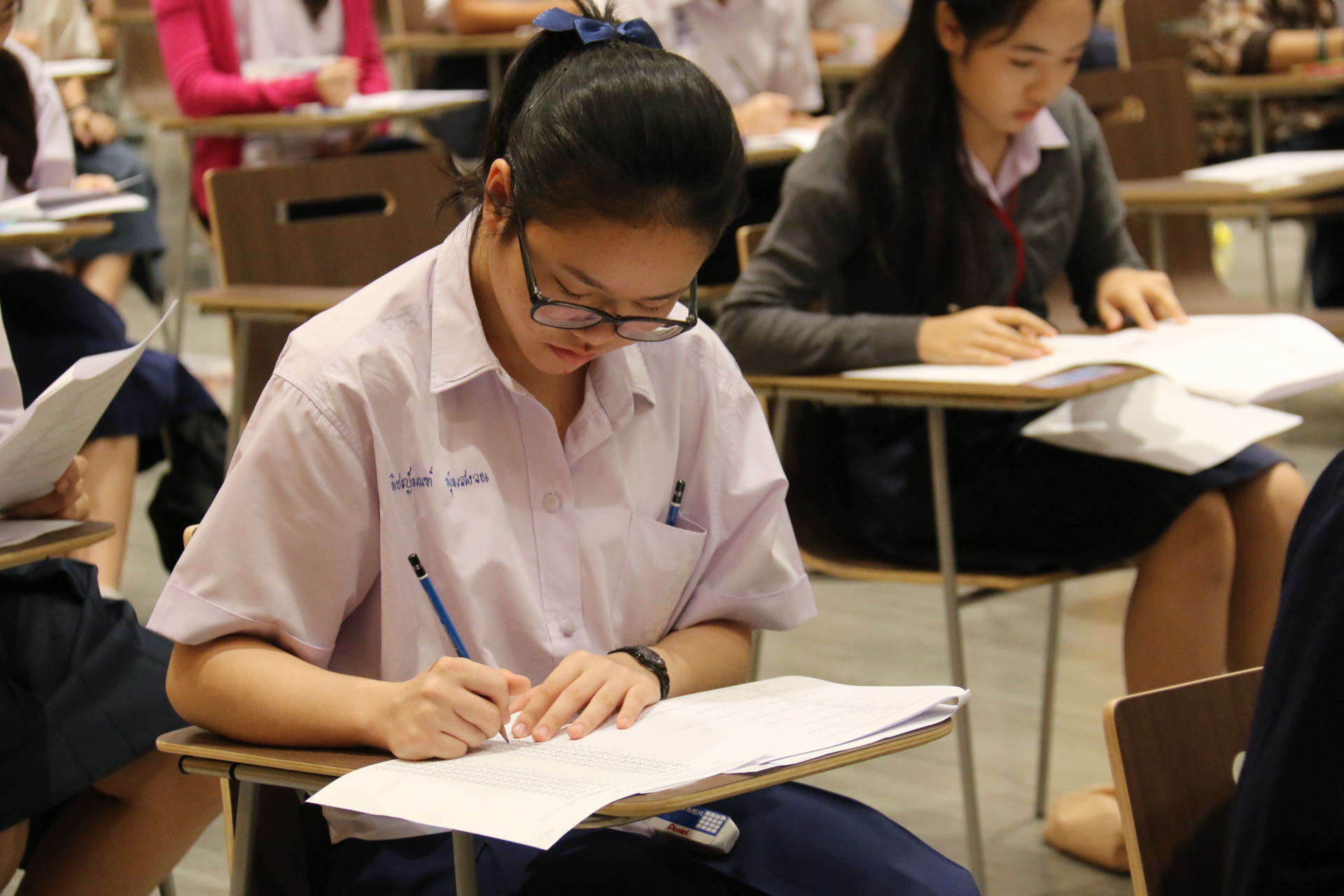ประมวลภาพบรรยากาศการสอบชิงทุนการศึกษาต่อระดับปริญญาตรี ของ Kaplan Higher Education Academy In Singaporw — 1 พฤษภาคม 2025 — สถาบันเทคโนโลยีจิตรลดา CDTI