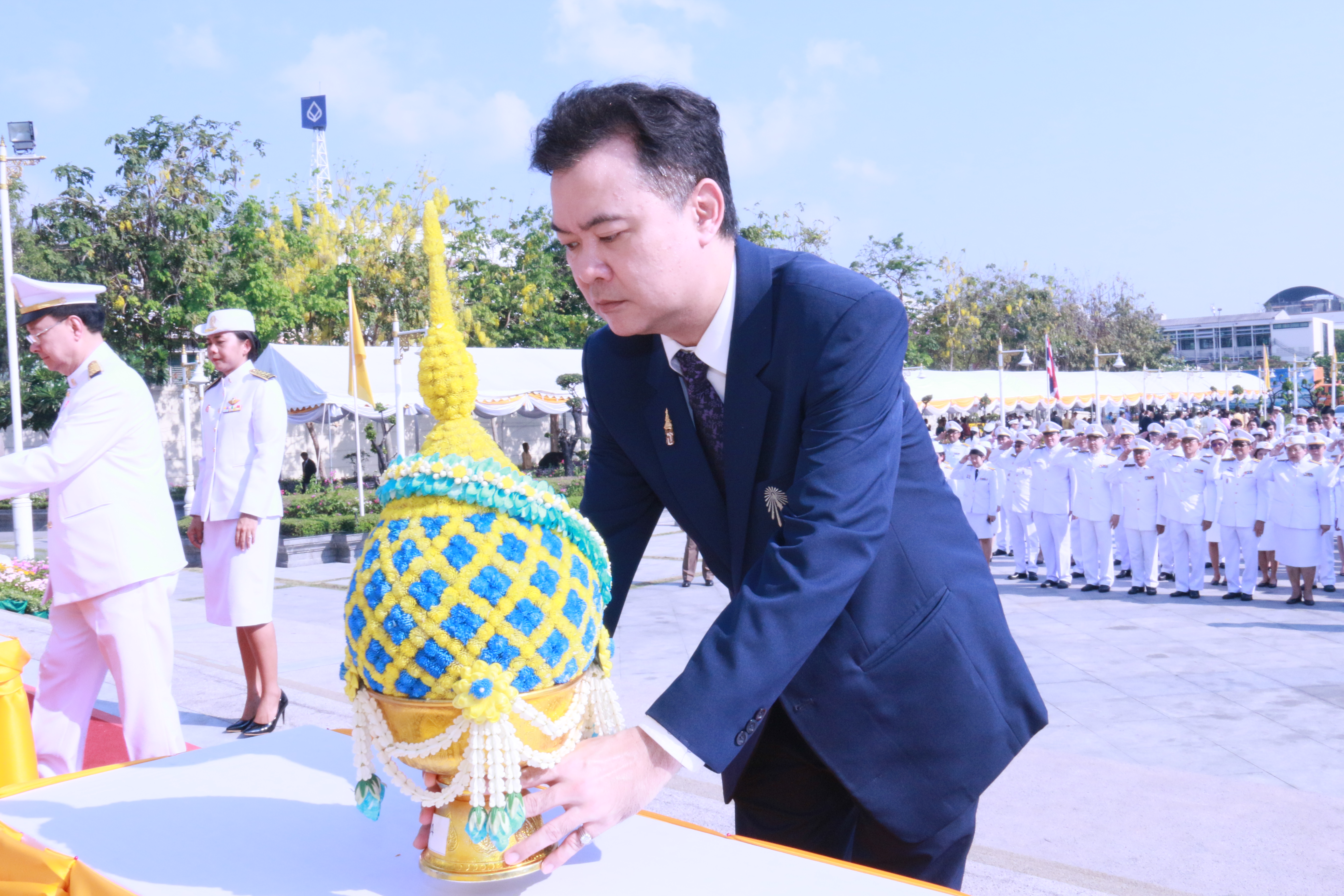 พิธีวางพานพุ่ม — 2 พฤษภาคม 2025 — สถาบันเทคโนโลยีจิตรลดา CDTI