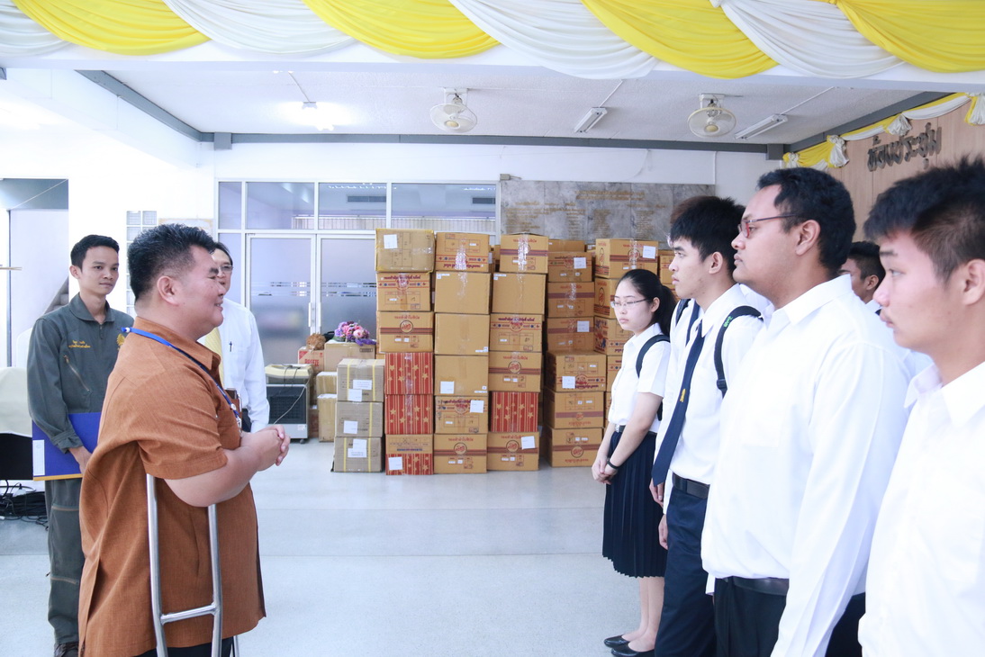 พิธีเปิดการฝึกตามโครงการปรับพื้นฐานสำหรับนักศึกษาใหม่ — 2 พฤษภาคม 2025 — สถาบันเทคโนโลยีจิตรลดา CDTI