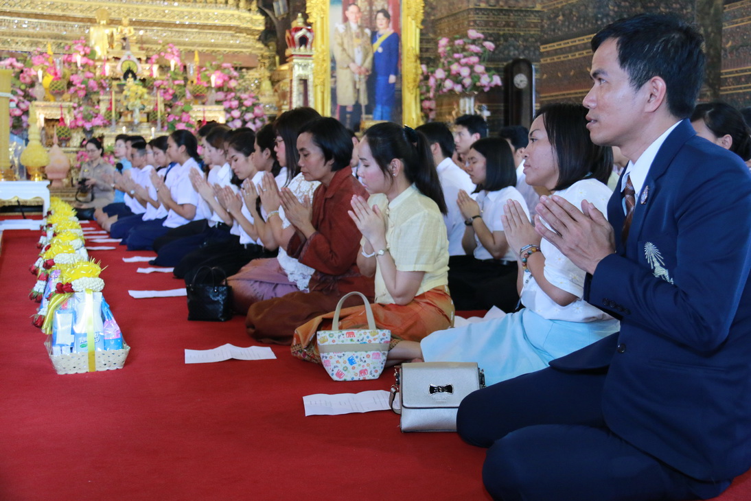 ทำบุญถวายเทียนพรรษาเนื่องในวันเข้าพรรษา — 2 พฤษภาคม 2025 — สถาบันเทคโนโลยีจิตรลดา CDTI