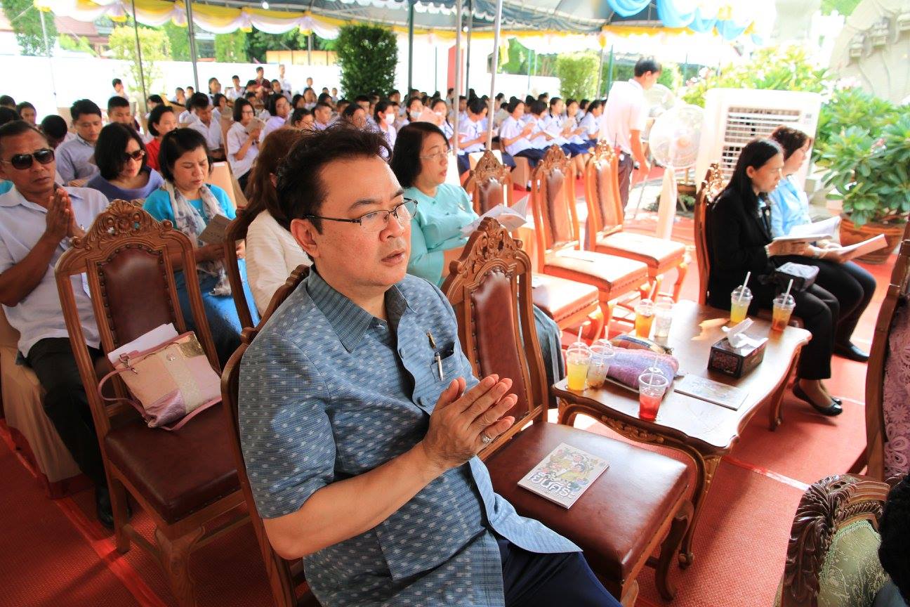 สวดมนต์ที่วัดปทุมวนารามราชวรวิหาร — 2 พฤษภาคม 2025 — สถาบันเทคโนโลยีจิตรลดา CDTI
