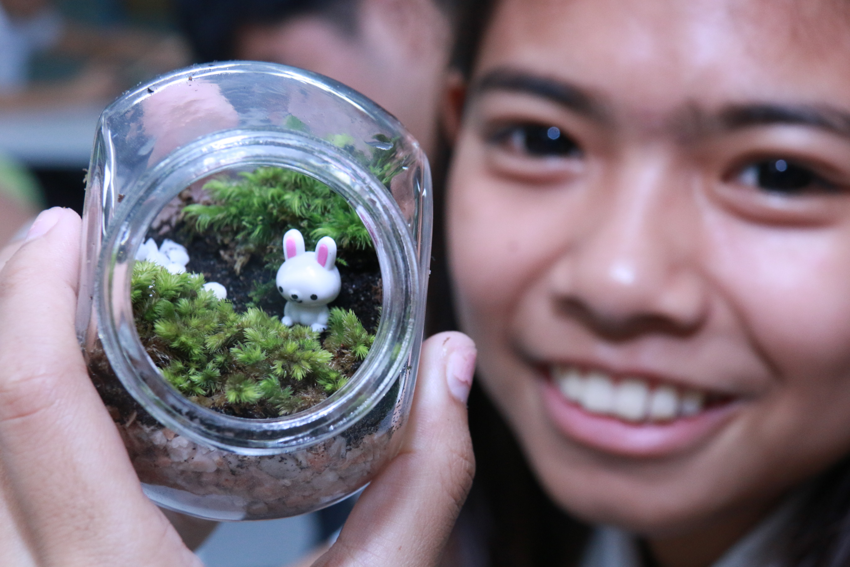 จัดสวนในขวดแก้ว (Mini Green Garden) — 2 พฤษภาคม 2025 — สถาบันเทคโนโลยีจิตรลดา CDTI