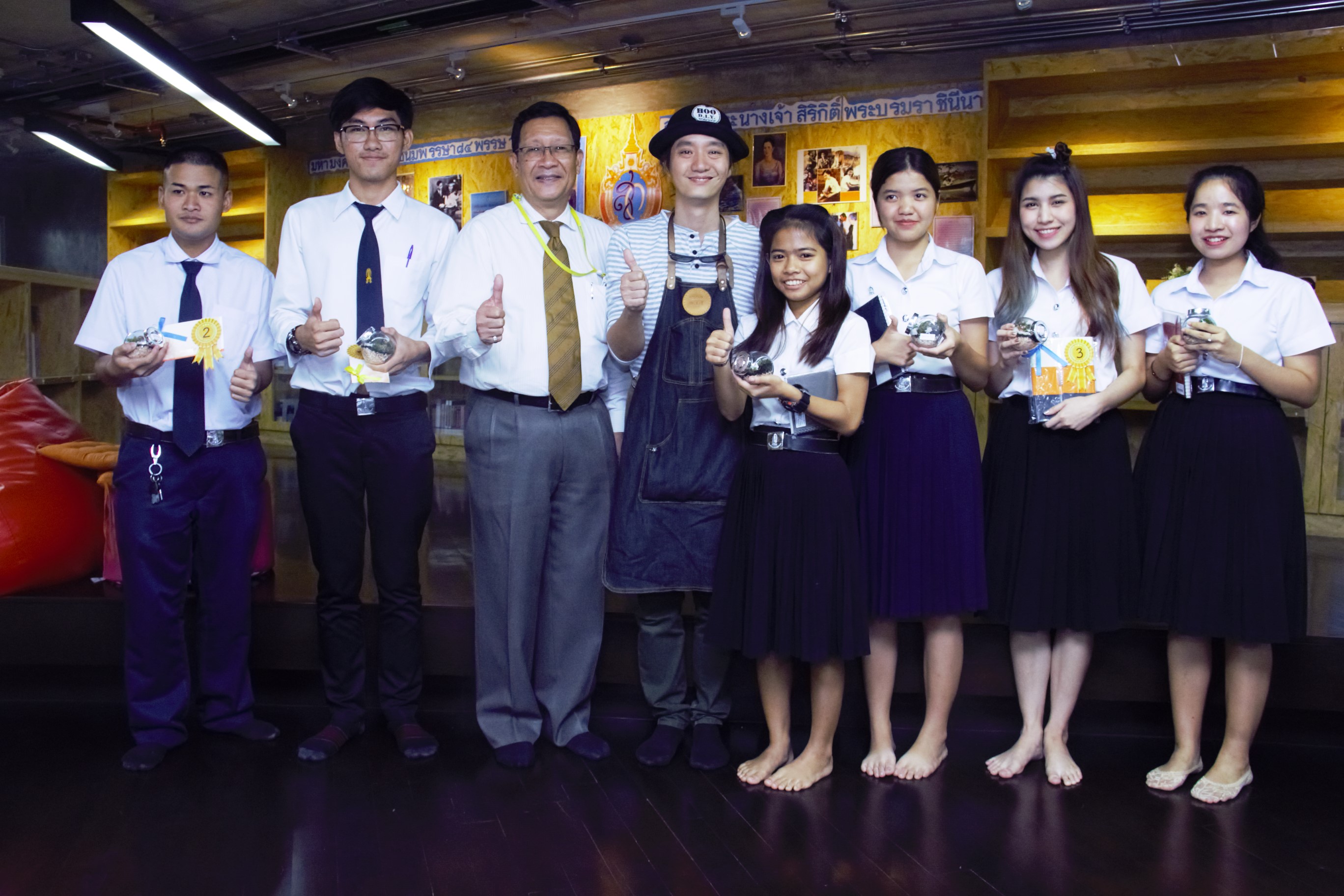 จัดสวนในขวดแก้ว (Mini Green Garden) — 2 พฤษภาคม 2025 — สถาบันเทคโนโลยีจิตรลดา CDTI