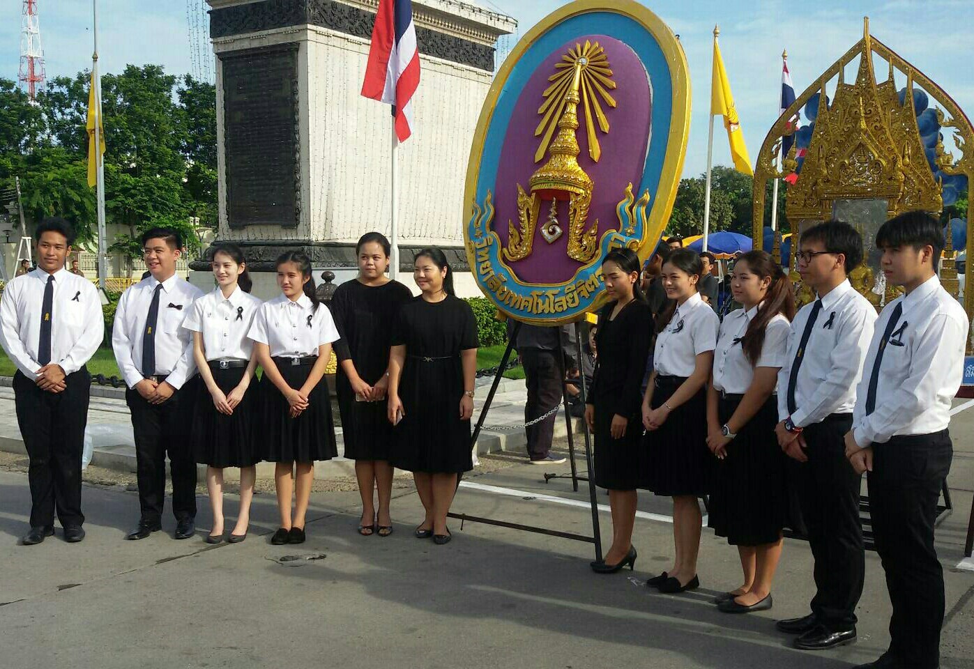 พิธีวางพวงมาลาสักการะ เนื่องในวันปิยมหาราช — 22 พฤษภาคม 2025 — สถาบันเทคโนโลยีจิตรลดา CDTI