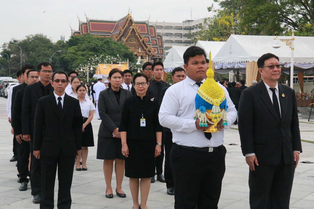 วางพานพุ่ม เนื่องในวันจักรี — 2 พฤษภาคม 2025 — สถาบันเทคโนโลยีจิตรลดา CDTI