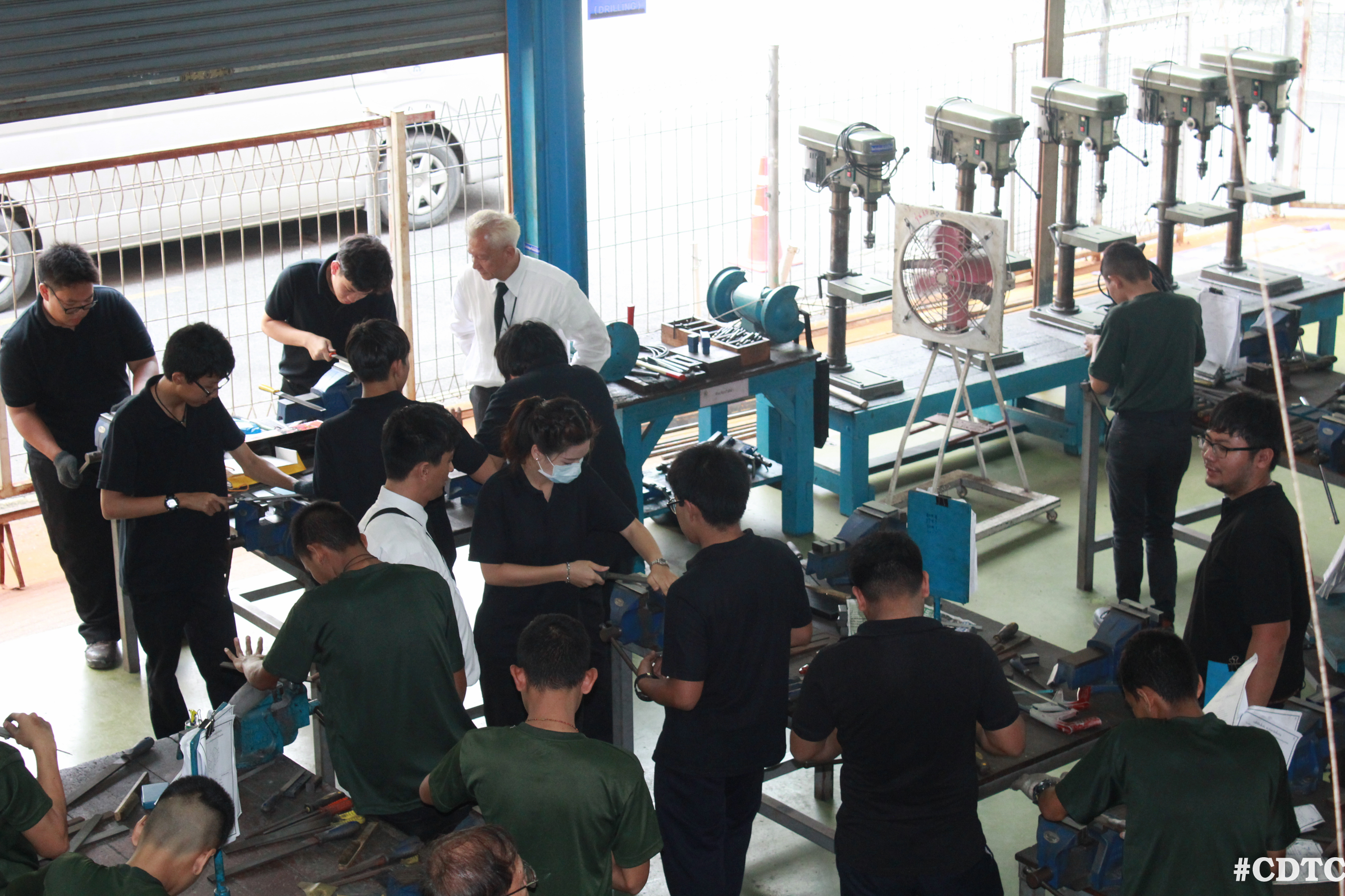 ลงช็อปช่าง รุ่น 2 — 2 พฤษภาคม 2025 — สถาบันเทคโนโลยีจิตรลดา CDTI