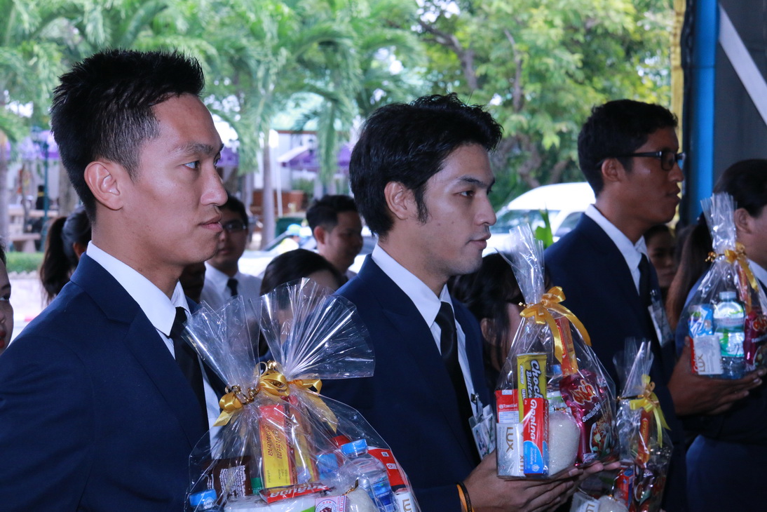 ร่วมทำบุญตักบาตรเพื่อถวายเป็นพระราชกุศล และพิธีถวายพระพรชัยมงคล — 2 พฤษภาคม 2025 — สถาบันเทคโนโลยีจิตรลดา CDTI