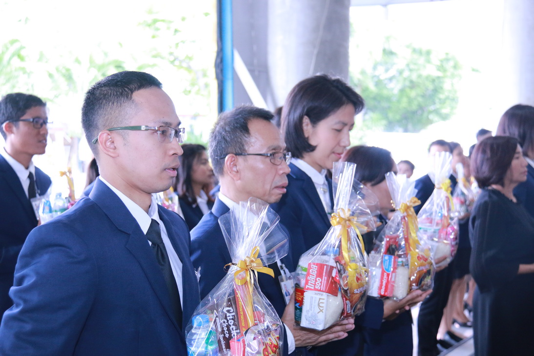 ร่วมทำบุญตักบาตรเพื่อถวายเป็นพระราชกุศล และพิธีถวายพระพรชัยมงคล — 2 พฤษภาคม 2025 — สถาบันเทคโนโลยีจิตรลดา CDTI