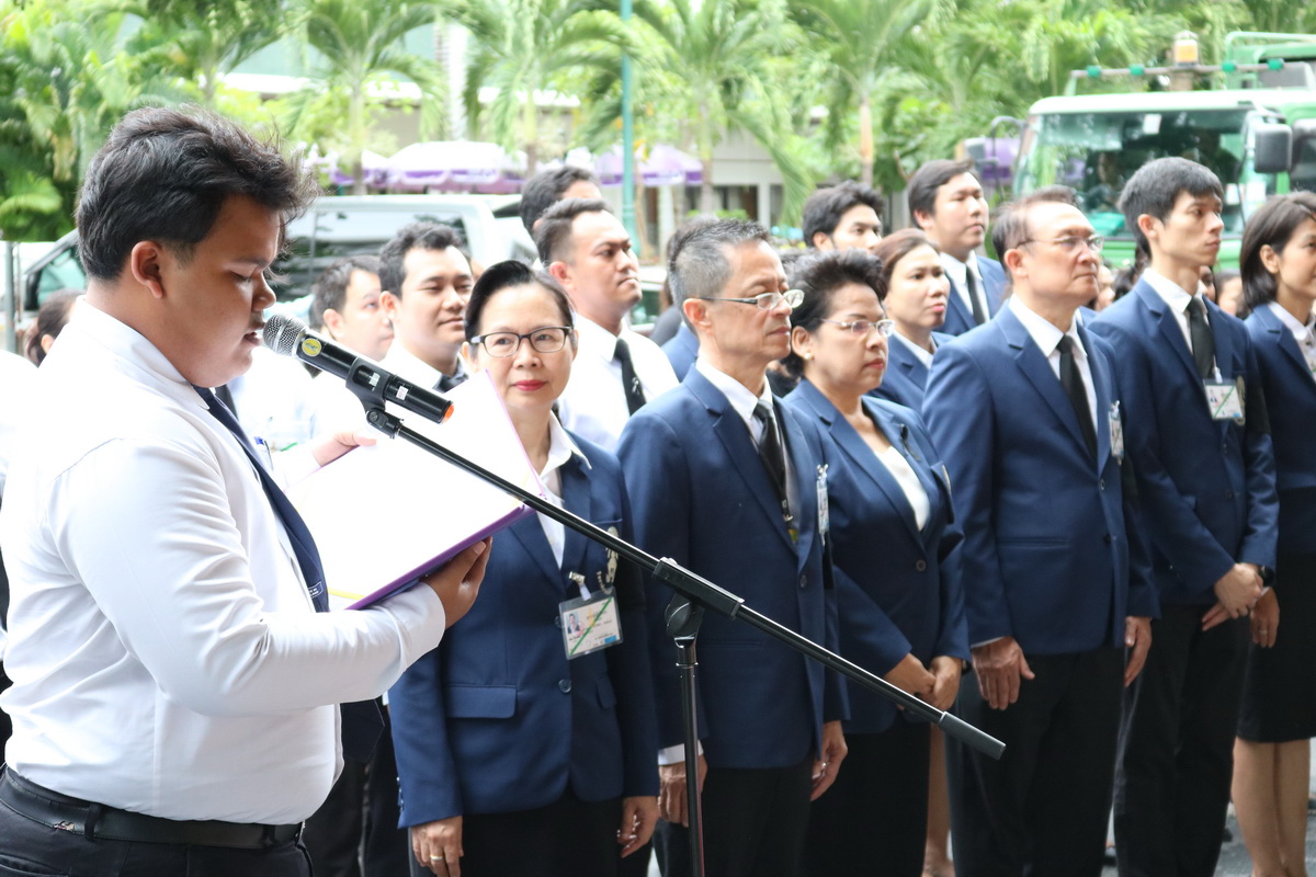 ร่วมทำบุญตักบาตรเพื่อถวายเป็นพระราชกุศล และพิธีถวายพระพรชัยมงคล — 2 พฤษภาคม 2025 — สถาบันเทคโนโลยีจิตรลดา CDTI