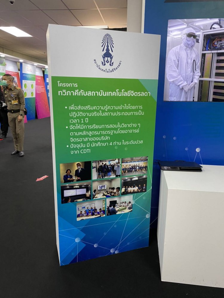 คณะผู้บริหารและนักศึกษาสถาบันเทคโนโลยีจิตรลดา เฝ้ารับเสด็จฯ บริษัท ลูเมนตั้ม อินเตอร์เนชั่นแนล (ประเทศไทย) จำกัด — 5 พฤษภาคม 2025 — สถาบันเทคโนโลยีจิตรลดา CDTI