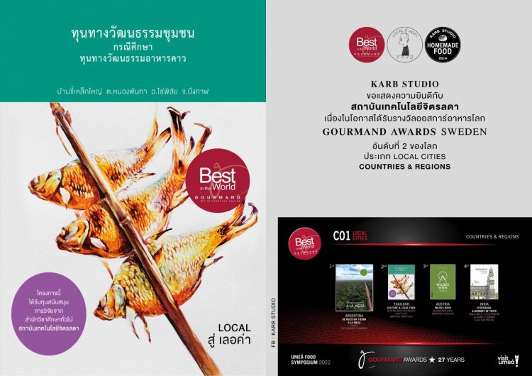 สถาบันเทคโนโลยีจิตรลดา ร่วมกับ คุณสุทธิพงษ์ สุริยะ คว้ารางวัล Gourmand Awards Sweden อันดับ 2 — 6 พฤษภาคม 2025 — สถาบันเทคโนโลยีจิตรลดา CDTI