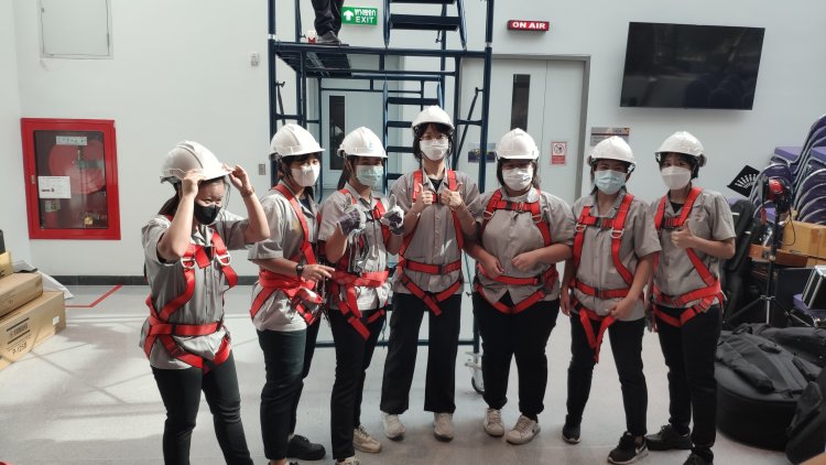 อบรมเชิงปฏิบัติการเรื่องความปลอดภัยในการทำงานบนที่สูง — 8 พฤษภาคม 2025 — สถาบันเทคโนโลยีจิตรลดา CDTI