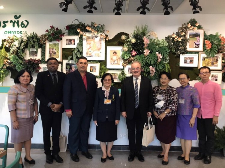 ต้อนรับคณะเยี่ยมชมสถาบัน — 1 พฤษภาคม 2025 — สถาบันเทคโนโลยีจิตรลดา CDTI