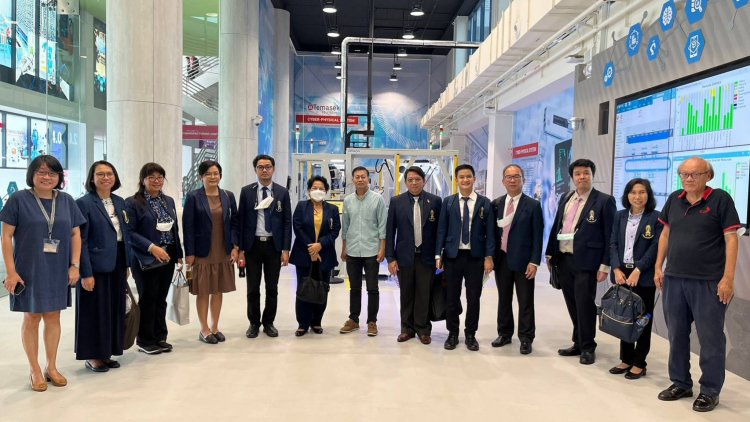 ศึกษาดูงาน Temasek — 23 เมษายน 2025 — สถาบันเทคโนโลยีจิตรลดา CDTI