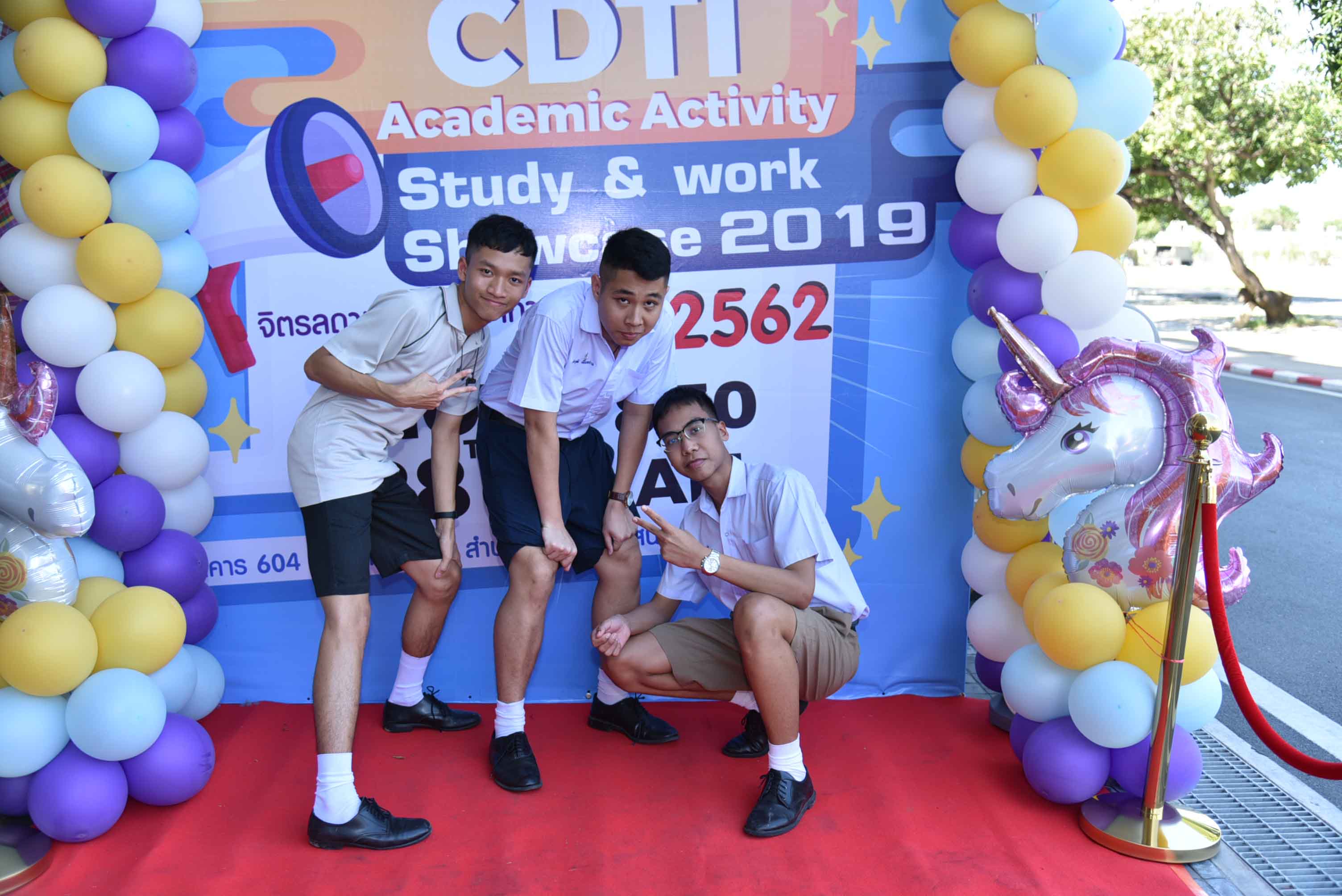 CDTI Academic Activity Study & Work Showcase 2019 &mdash; 7 สิงหาคม 2026 &mdash; สถาบันเทคโนโลยีจิตรลดา CDTI