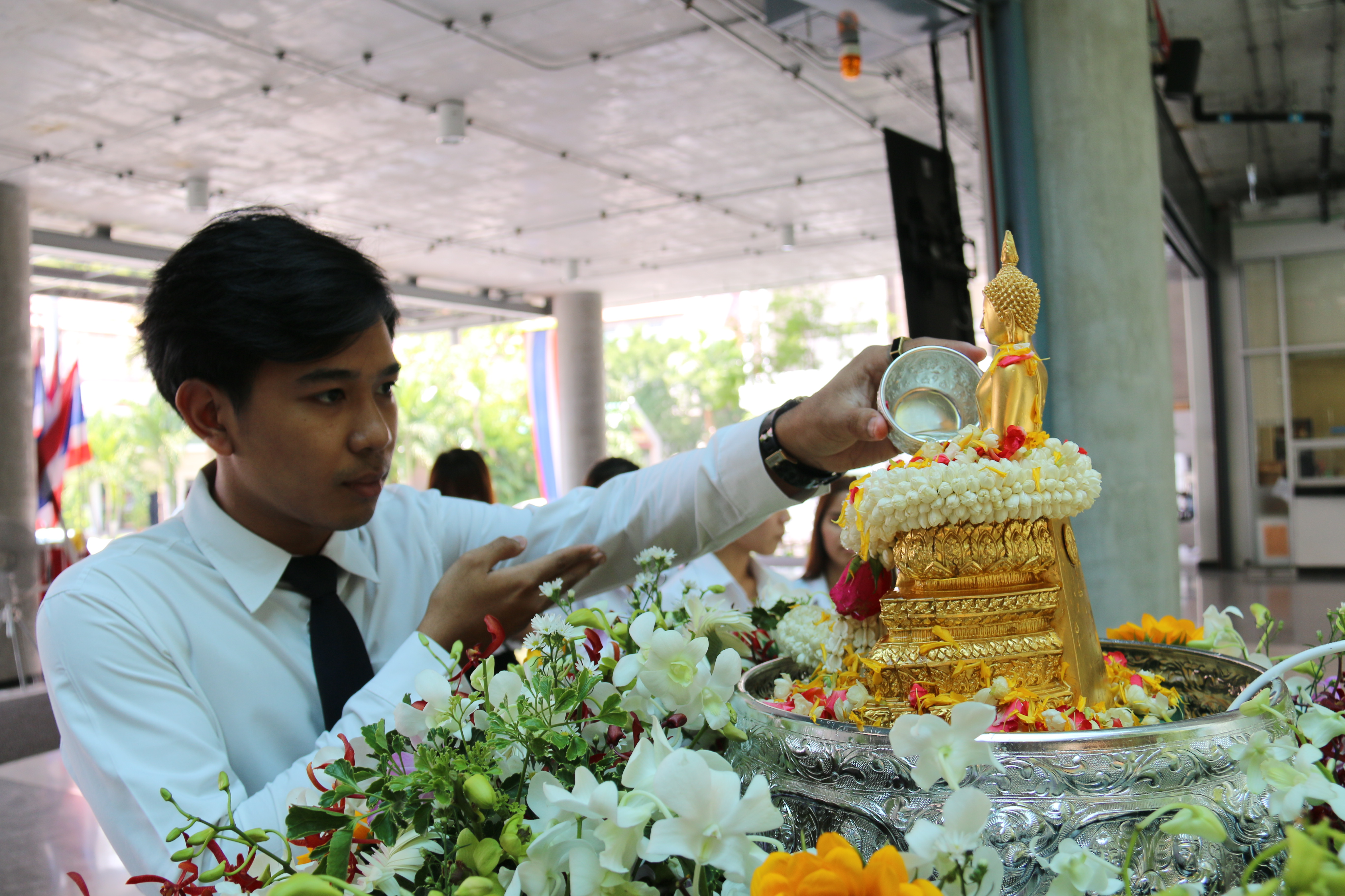 พิธีสรงน้ำพระ-รดน้ำดำหัว &mdash; 7 กรกฎาคม 2026 &mdash; สถาบันเทคโนโลยีจิตรลดา CDTI