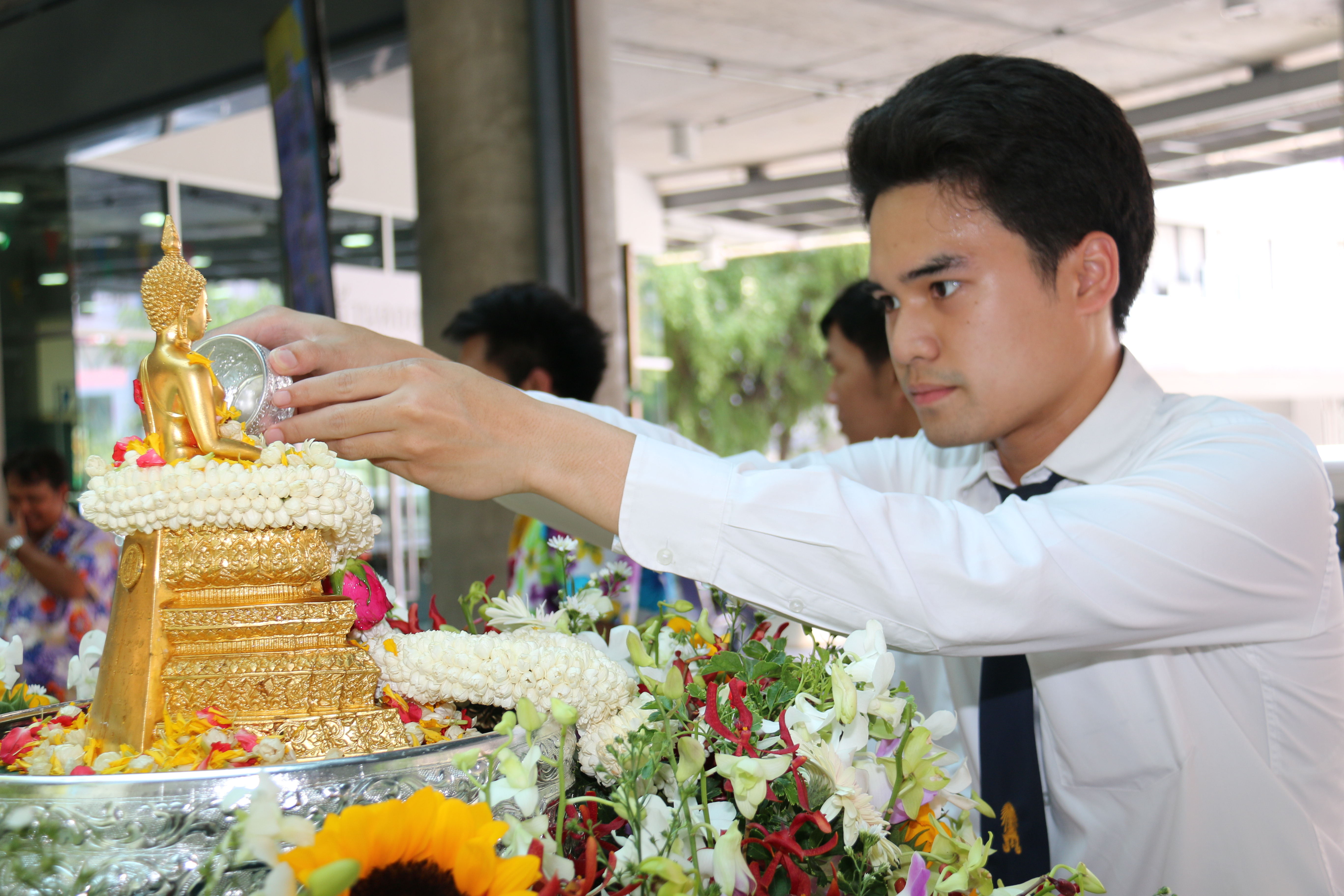 พิธีสรงน้ำพระ-รดน้ำดำหัว &mdash; 7 กรกฎาคม 2026 &mdash; สถาบันเทคโนโลยีจิตรลดา CDTI