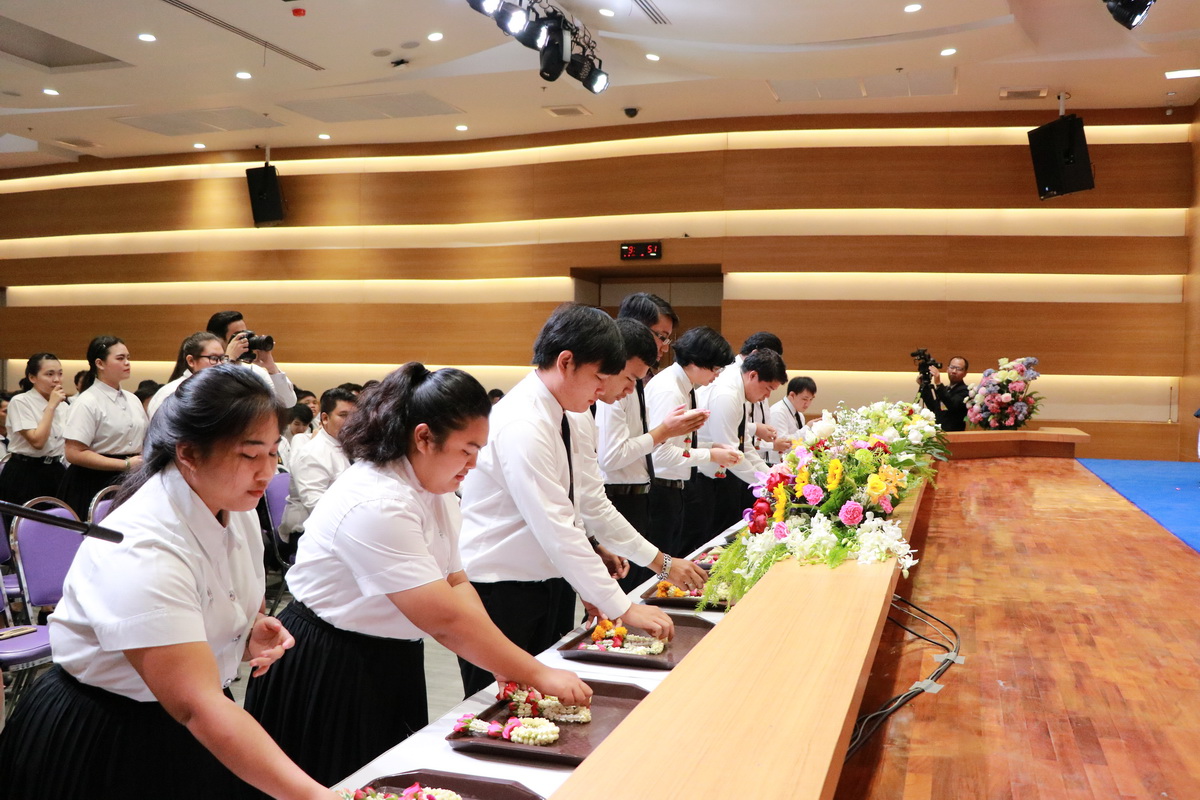 พิธีไหว้ครู ปีการศึกษา 2561 &mdash; 25 สิงหาคม 2026 &mdash; สถาบันเทคโนโลยีจิตรลดา CDTI