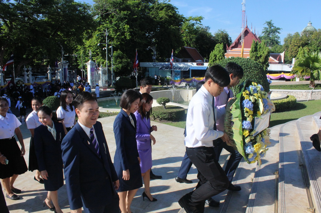 พิธีวางพวงมาลาถวายราชสักการะ พระบรมราชนุเสาวรีย์ &mdash; 13 กรกฎาคม 2026 &mdash; สถาบันเทคโนโลยีจิตรลดา CDTI