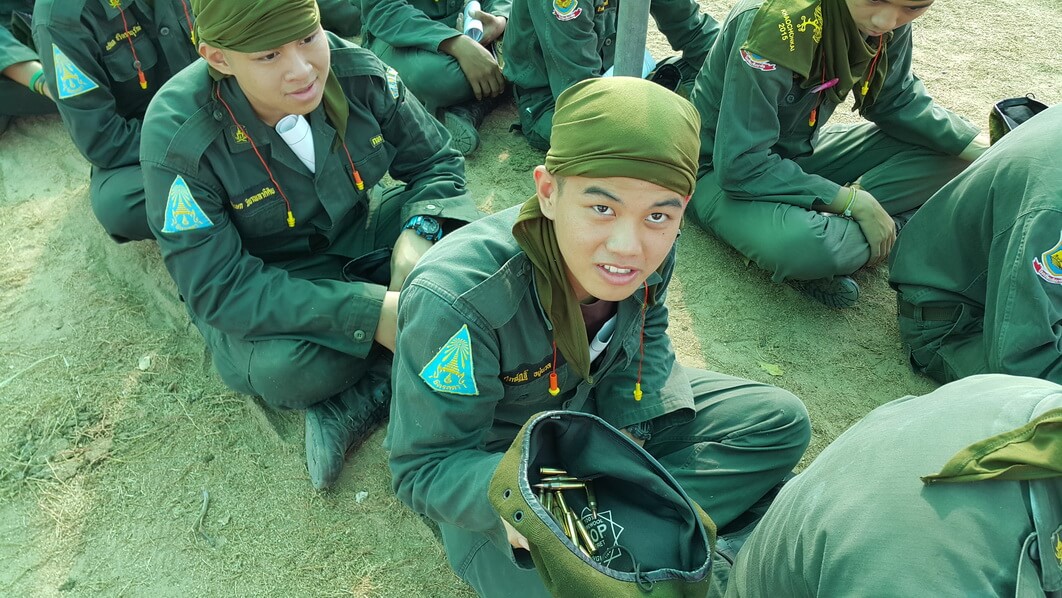 ภาพการฝึกภาคสนาม นักศึกษาวิชาทหาร ประจำปีการศึกษา ๒๕๕๘ &mdash; 5 สิงหาคม 2026 &mdash; สถาบันเทคโนโลยีจิตรลดา CDTI