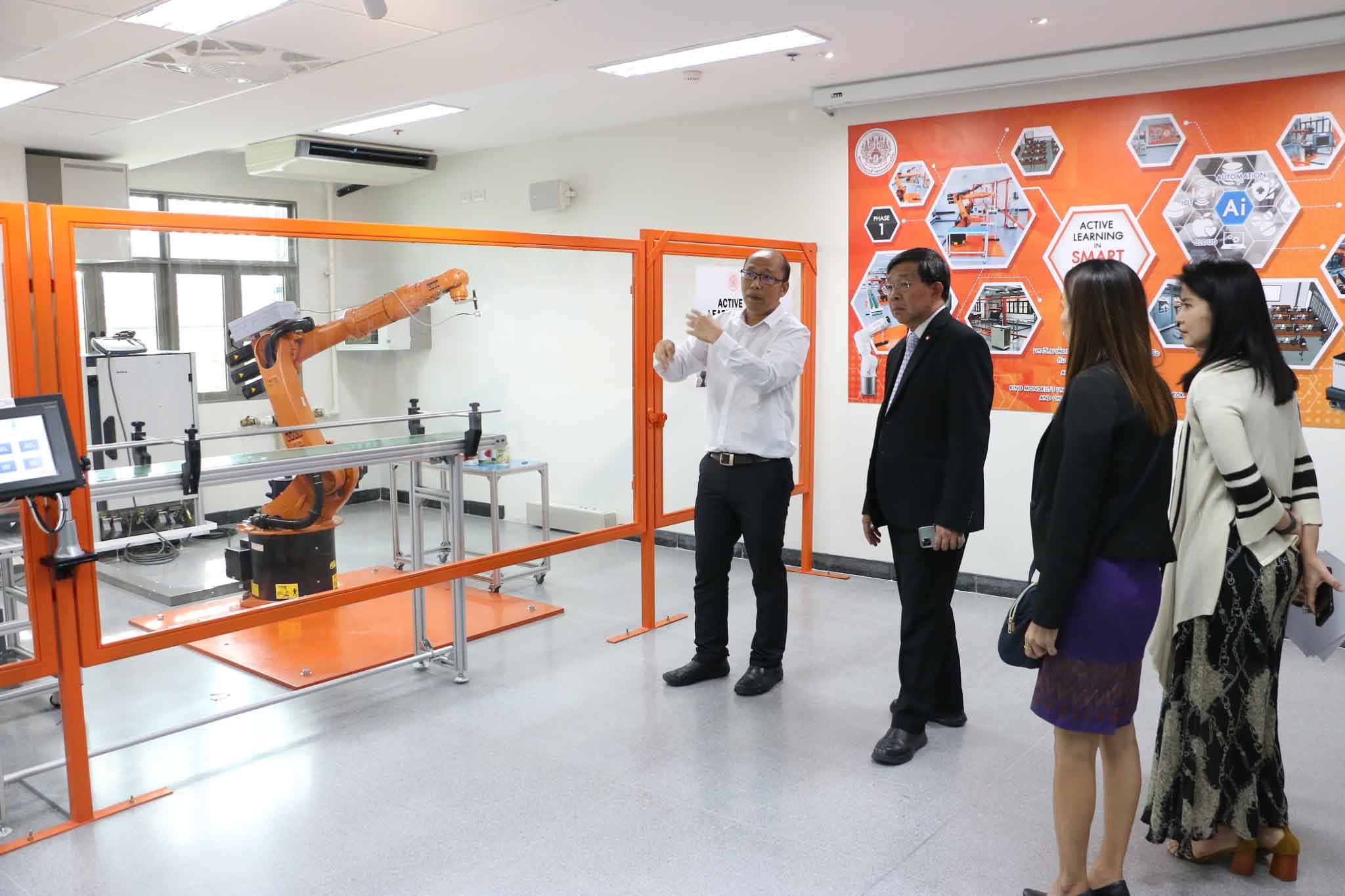 ต้อนรับคณะปลัดกระทรวง อว. — 5 พฤษภาคม 2025 — สถาบันเทคโนโลยีจิตรลดา CDTI