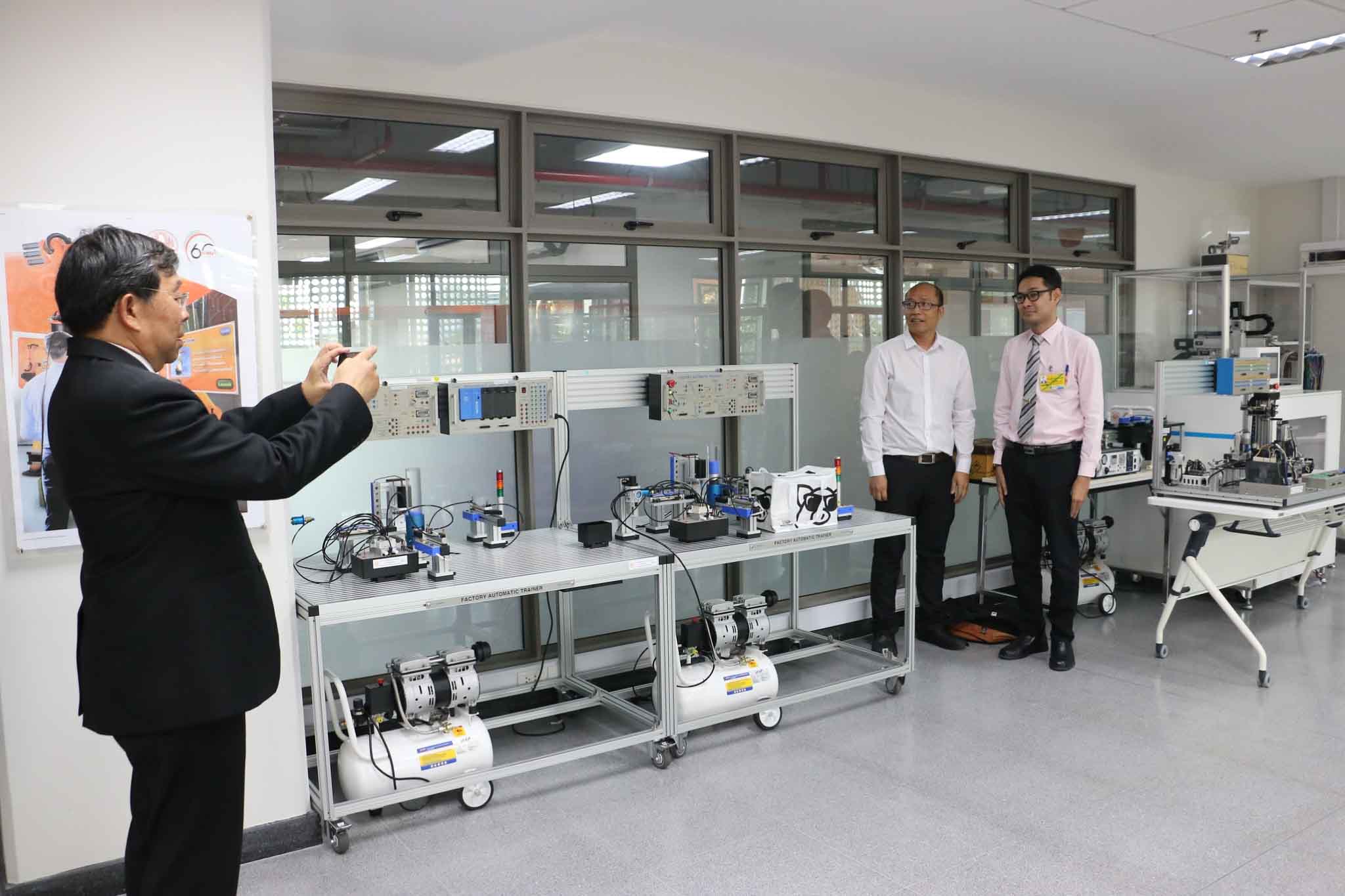 ต้อนรับคณะปลัดกระทรวง อว. — 5 พฤษภาคม 2025 — สถาบันเทคโนโลยีจิตรลดา CDTI