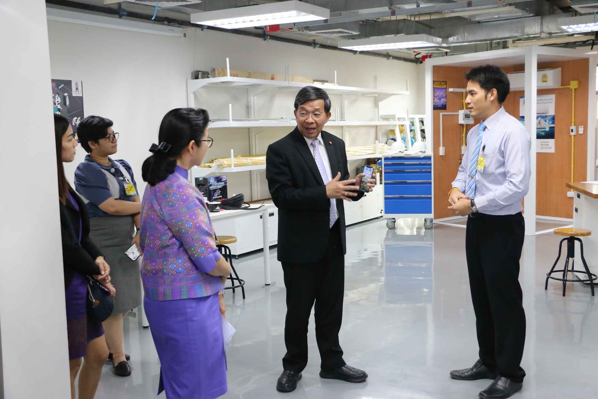 ต้อนรับคณะปลัดกระทรวง อว. — 5 พฤษภาคม 2025 — สถาบันเทคโนโลยีจิตรลดา CDTI