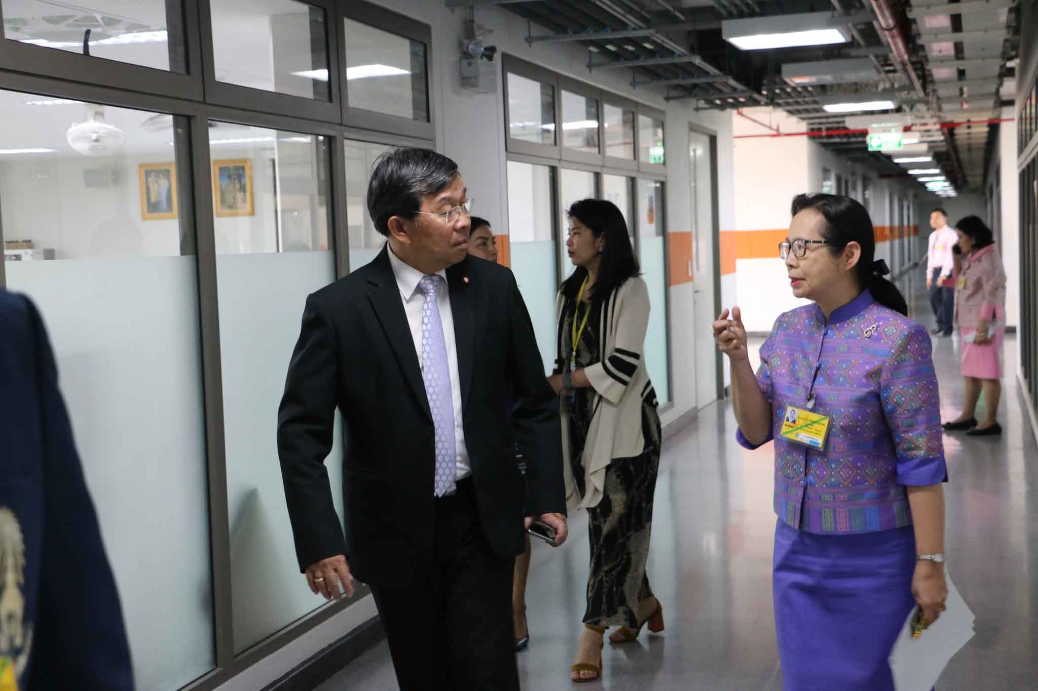 ต้อนรับคณะปลัดกระทรวง อว. — 5 พฤษภาคม 2025 — สถาบันเทคโนโลยีจิตรลดา CDTI