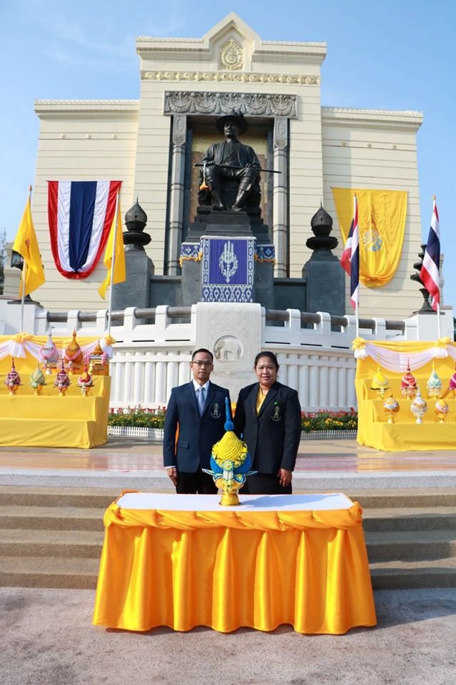 สจด. ร่วมพิธีวางพานพุ่มถวายราชสักการะเนื่องในวันจักรี — 5 พฤษภาคม 2025 — สถาบันเทคโนโลยีจิตรลดา CDTI