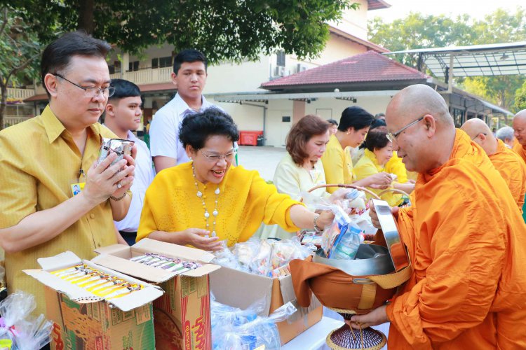 ร่วมพิธีทำบุญวันเกิดโรงเรียนจิตรลดา — 5 พฤษภาคม 2025 — สถาบันเทคโนโลยีจิตรลดา CDTI