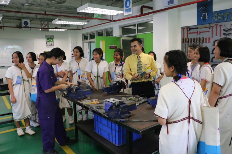 ต้อนรับคณะดูงาน — 5 พฤษภาคม 2025 — สถาบันเทคโนโลยีจิตรลดา CDTI