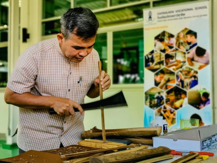 การทำไม้ระนาดเอก — 5 พฤษภาคม 2025 — สถาบันเทคโนโลยีจิตรลดา CDTI