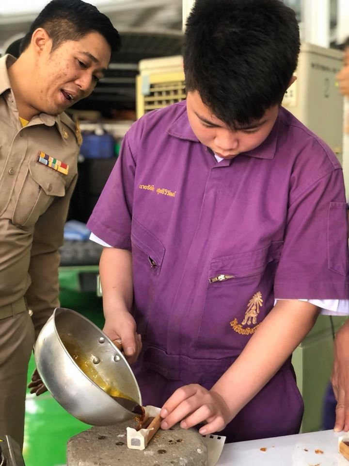 การทำยางสน — 5 พฤษภาคม 2025 — สถาบันเทคโนโลยีจิตรลดา CDTI