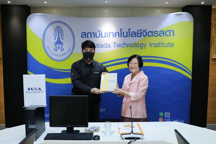 รับมอบคอมพิวเตอร์จากกลุ่มธุรกิจโครงการไอที บจม.เอสวีโอเอ — 6 พฤษภาคม 2025 — สถาบันเทคโนโลยีจิตรลดา CDTI